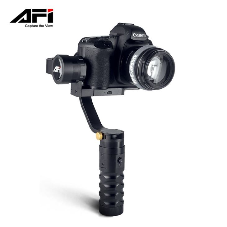 3-Axis Borstlös Professionell Video Handhållen Motorstyrd Gimbals för DSLR-kamera AFI VS-3SD PRO