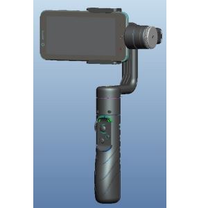 3-Axis DIY Bluetooth Borstlös Handhållen Plast Gimbal för Smart Phone AFI V1